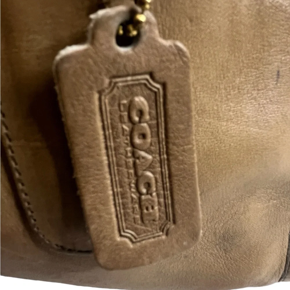 Vintage Coach NYC Madison Satchel Large 9615 Putty 1980s - Picture 4 of 16